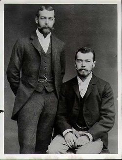 Tsar Nicholas II of Russia and King George V of Great Britain