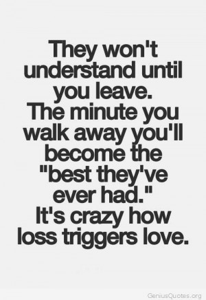 Loss triggers love