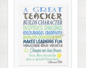... End of Year Teachers Gift - Personalised Teachers Gift - A Great