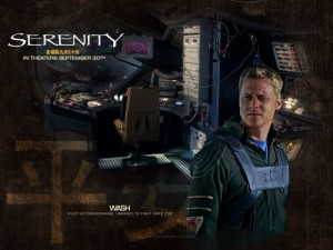 Firefly Serenity Wash - Pilot extraordinaire.