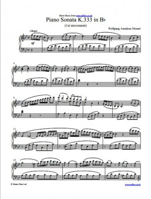 piano sonata in b flat k 333 this is just one reason why i took piano ...