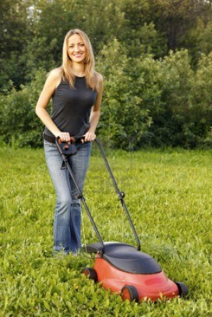 9967140-woman-mowing-with-lawn-mower