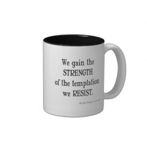 Vintage Emerson Inspirational Growth Mastery Quote Coffee Mugs