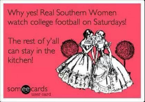 Southern women watch football