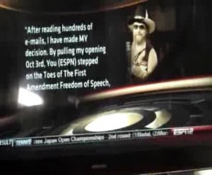 ... Whine: Hank Jr. Says His First Amendment Rights Were Violated By ESPN