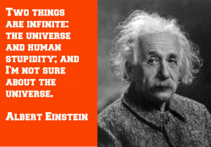 Albert Einstein Picture Quotes Stupidity Personal Achievement