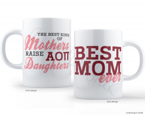 AOII Best Mom Mug