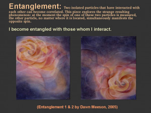 Don't tell me that we are not connected. Don't even try.