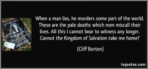 More Cliff Burton Quotes