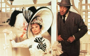 Not as the author intended: Audrey Hepburn and Rex Harrison as Eliza ...