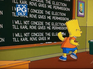 The Simpsons Mocks Karl Rove