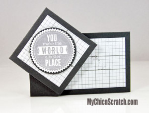 Father's Day twist turn card using Starburst Sayings
