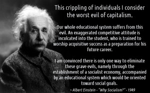 Einstein on socialism and capitalism