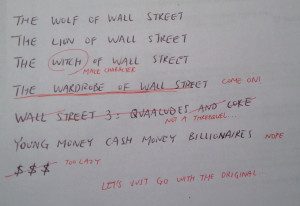 The Wolf of Wall Street, directed by Martin Scorsese. 2013.Submission ...