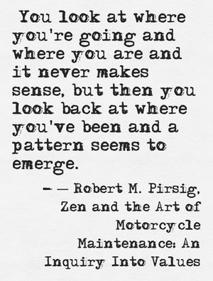 Zen and the Art of Motorcycle Maintenance