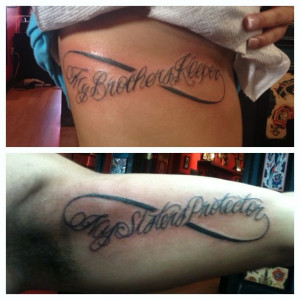sister tattoo for my brother and sister tattoo brother sister tattoo ...