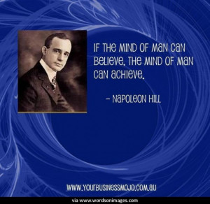 Quotes by napoleon hill