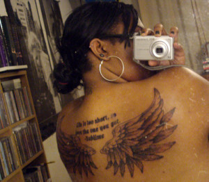 Wings on my back... Quote by Sublime, 