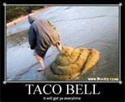 Funny Taco Bell facebook status joke