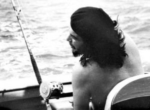 Che Guevara deep sea fishing and competing with Ernest Hemingway