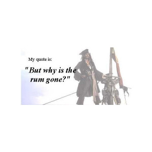 Quiz] Wat Jack Sparrow quote are you? - Minitokyo liked on ...