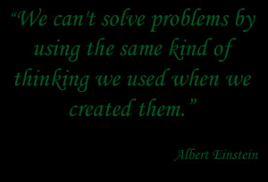 Einstein on problem solving