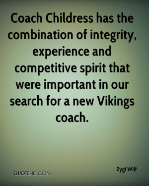 ... That Were Important In Our Search For A New Vikings Coach. - Zygi Wilf