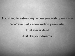 dead, dream, quote, star, text, wish