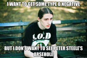 First World Metal Problems - i want to get some type o negative but i ...