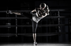 Womens kickbox...