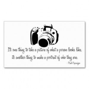 Professional Photographer Quote Business Card D2