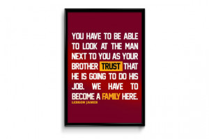 Lebron James Cleveland Cavaliers Inspirational Trust Quote Poster ...