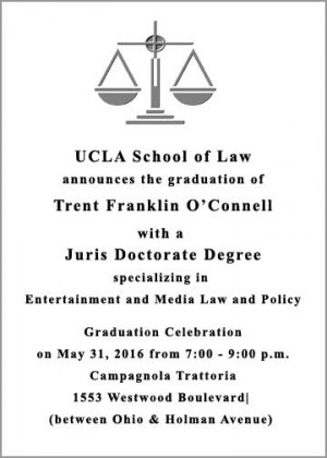 Law School Graduation Invitations Wording Class of 2015 law school