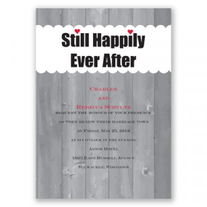 Endless Love - Vow Renewal Invitation