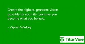 An Inspirational Quote from Oprah Winfrey