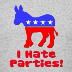 Hate Parties Democrat Politics T-Shirts