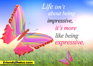 life expressive quotes image
