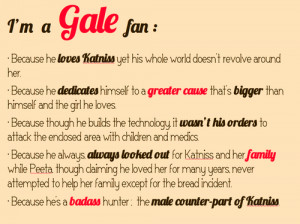 Hunger Games: Why I'm a Gale Fan