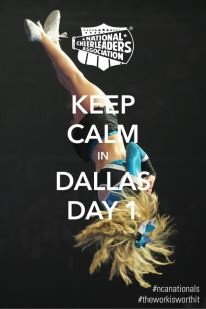 Keep Calm In Dallas Day 1! This is for Desirae who is competing at ...