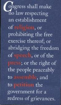 First Amendment Freedom of Press