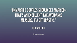 Unmarried couples should get married - that's an excellent tax ...