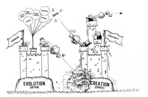Students at Grady High School were shown this anti evolution cartoon ...