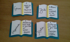 prefer the diagonally written name and the Disney quote. I think we ...