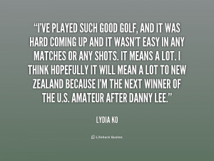 can't say I'm not nervous at all with media and doing speeches, but ...