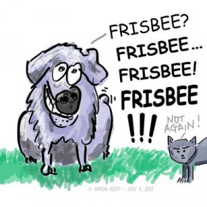 Cartoon Frisbee