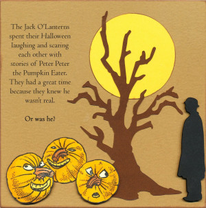 The Pumpkin Eater card by Joe Morgan