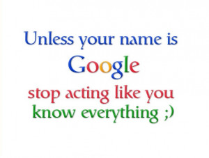 Funny Google Quotes