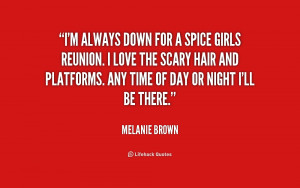 always down for a Spice Girls reunion. I love the Scary hair and ...