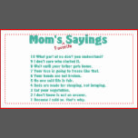 mom s favorite sayings on gifts for her quotes moms love to use such ...
