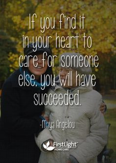 Caring is success #caregiver #quotes More